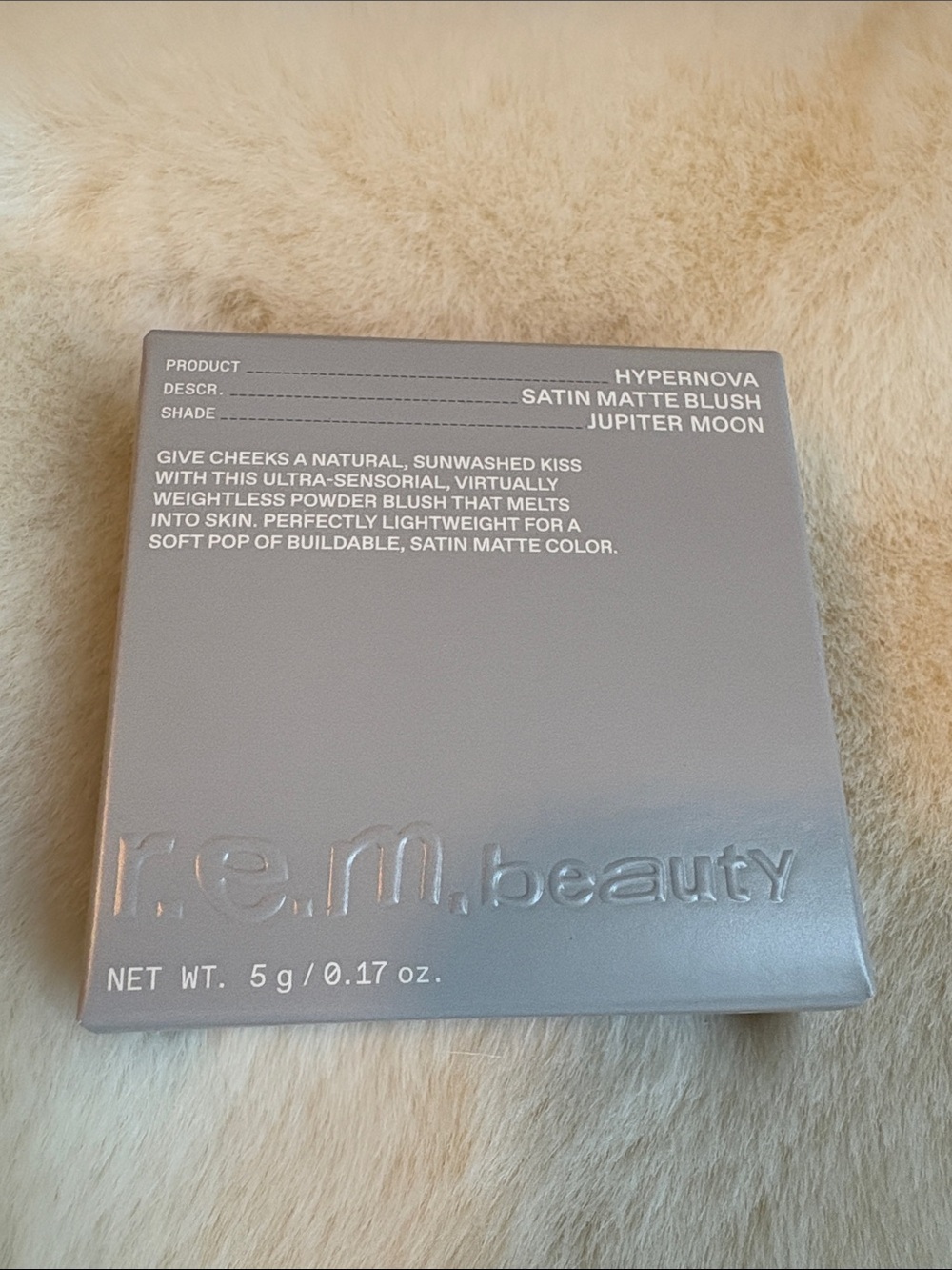 REM beauty- Hypernova Satin Matte Blush - Jupiter Moon
